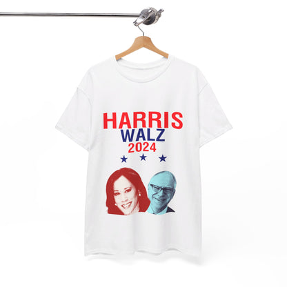 Harris Walz Graphic Unisex Heavy Cotton Tee T-Shirt