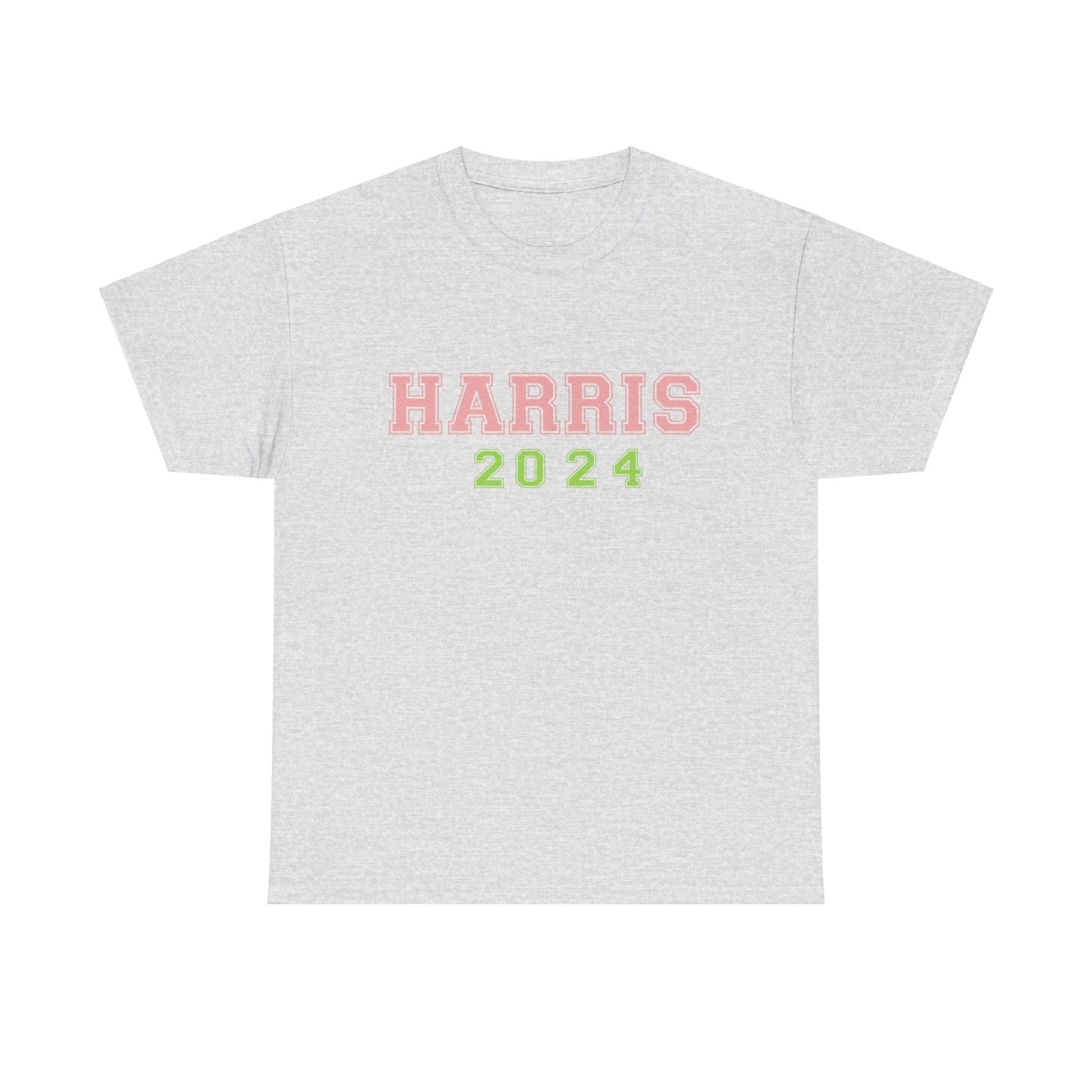 Pink & Green Harris 2024 Unisex Heavy Cotton Tee T-Shirt