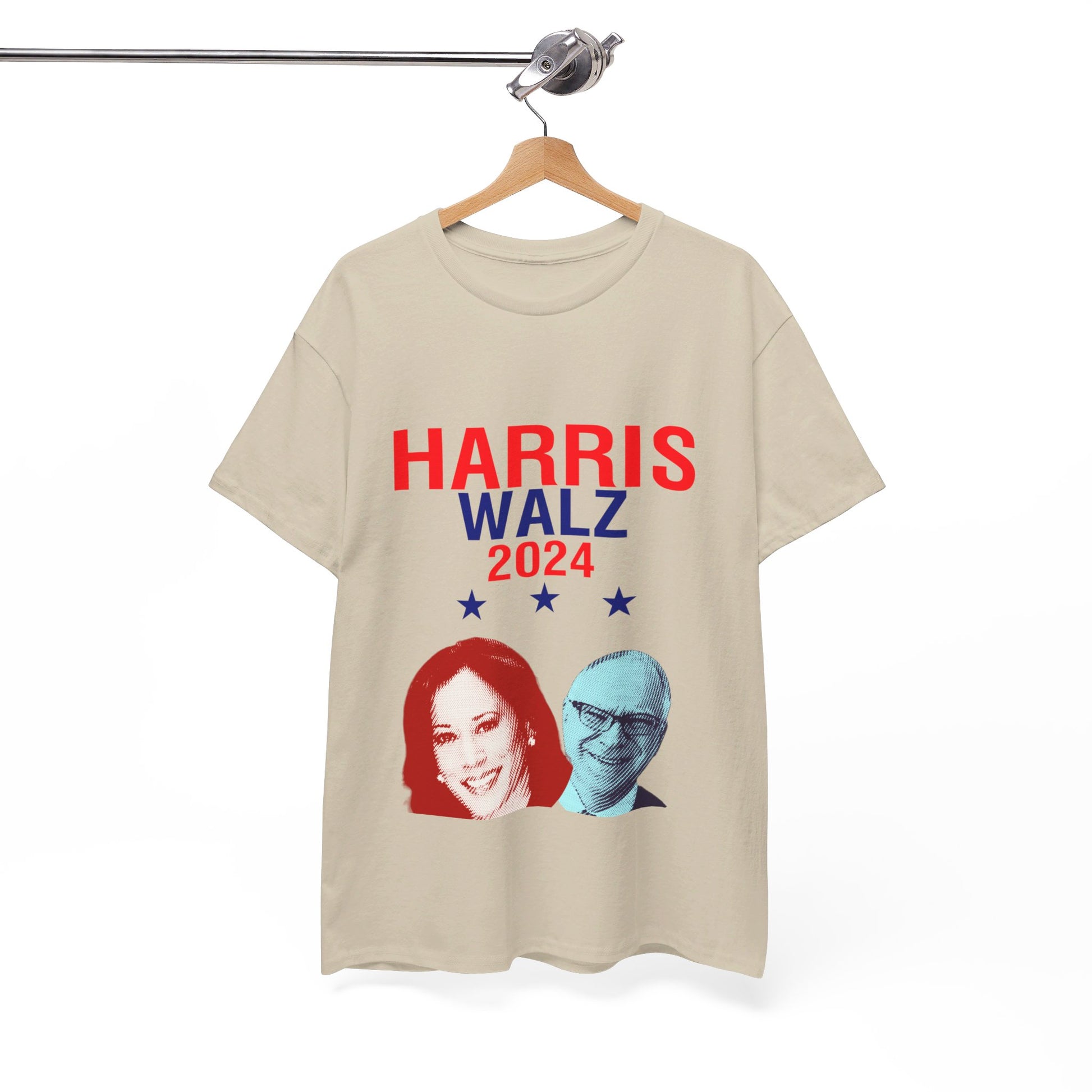 Harris Walz Graphic Unisex Heavy Cotton Tee T-Shirt