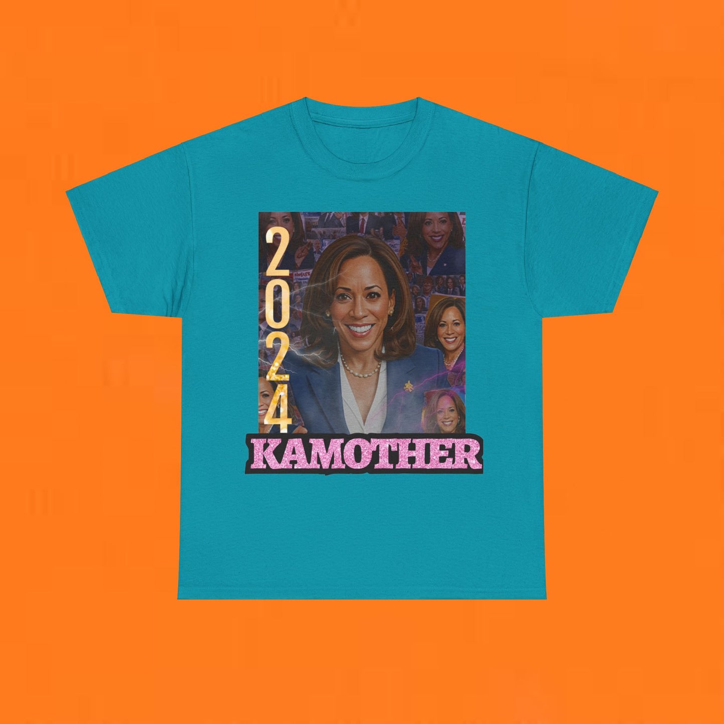 Ka-Mother 2024 Kamala Shirt Tropical Blue T-Shirt