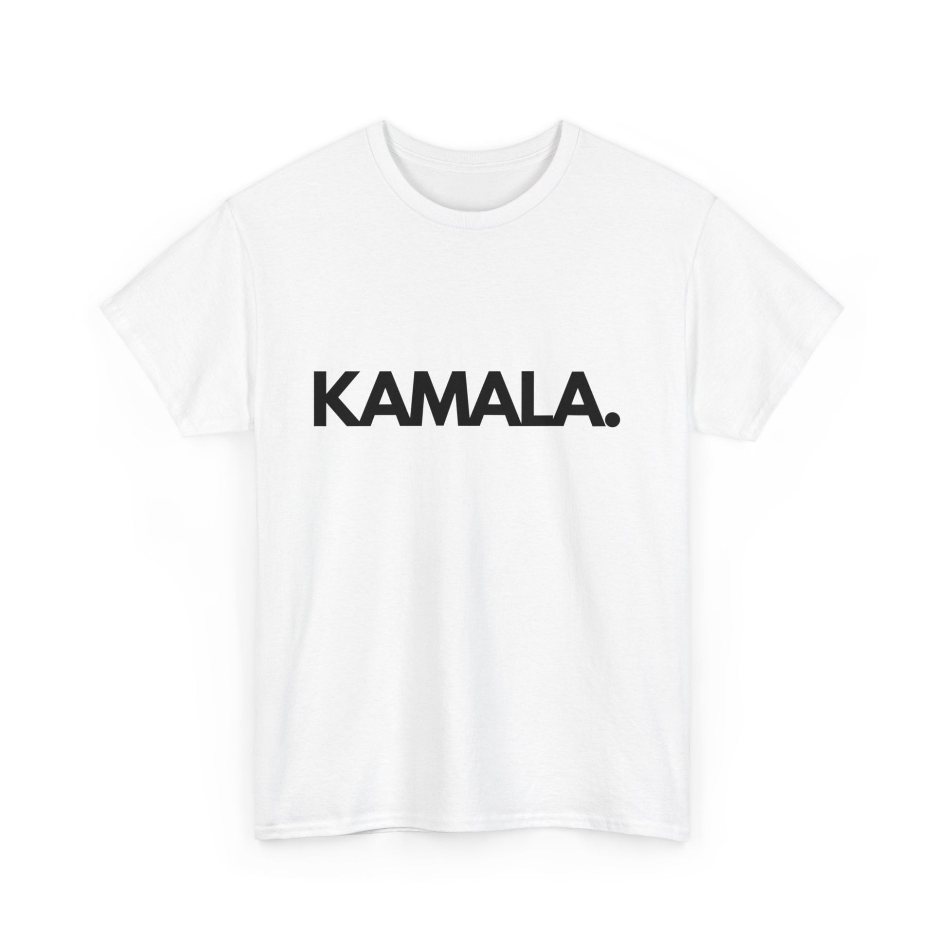 Basic Kamala. Bold Font 2024 Election Unisex Heavy Cotton Tee T-Shirt