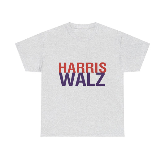 Harris Walz Unisex Heavy Cotton Tee Ash T-Shirt