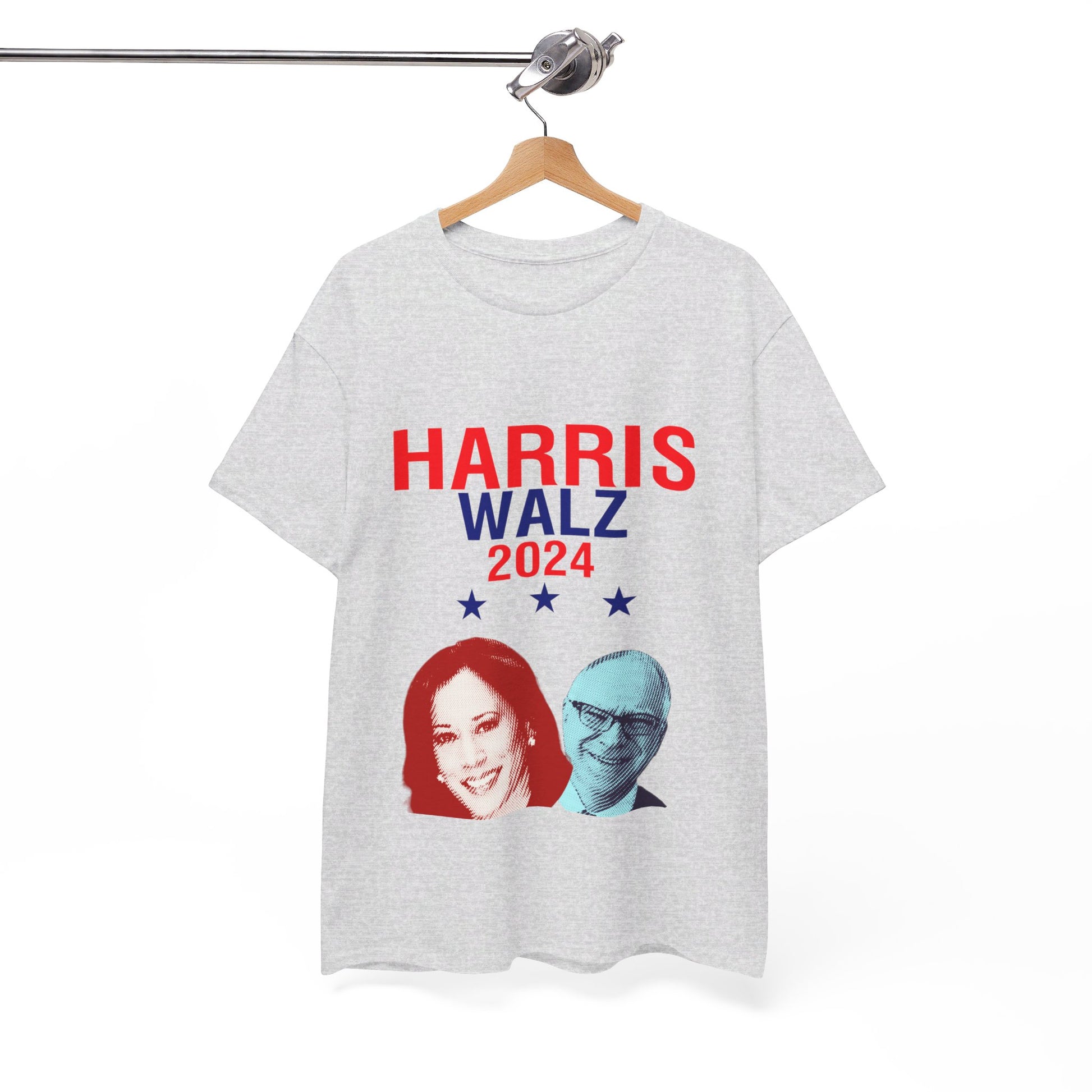 Harris Walz Graphic Unisex Heavy Cotton Tee T-Shirt