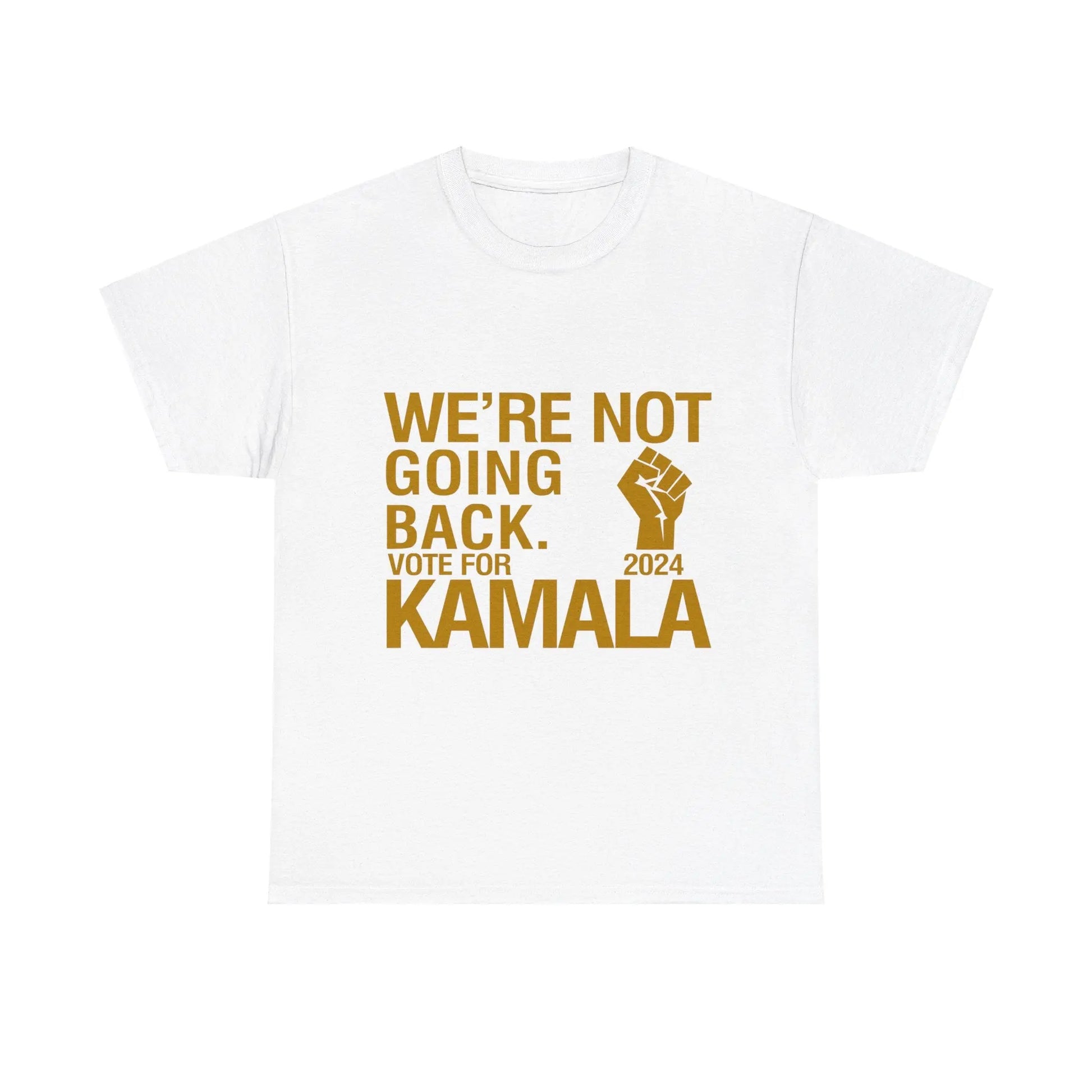 Black & Gold Kamala 2024 Unisex Heavy Cotton Tee T-Shirt