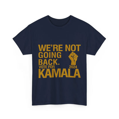 Black & Gold Kamala 2024 Unisex Heavy Cotton Tee T-Shirt