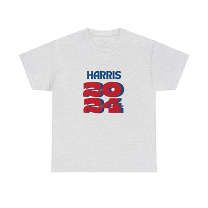 Harris 2024 Election Block Tee Unisex Heavy Cotton Tee T-Shirt