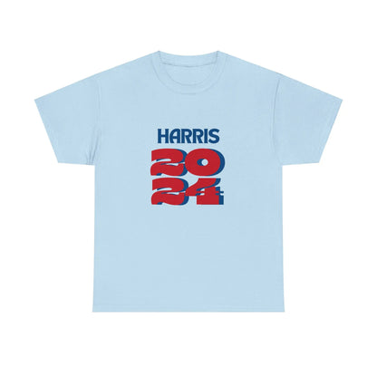 Harris 2024 Election Block Tee Unisex Heavy Cotton Tee T-Shirt