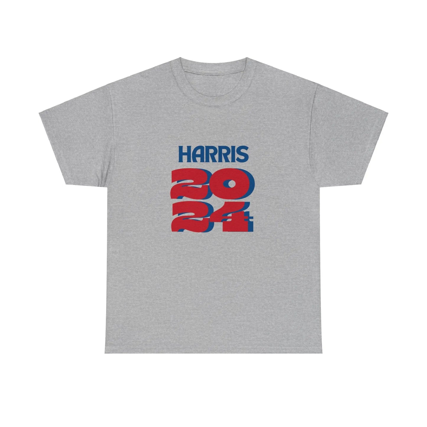 Harris 2024 Election Block Tee Unisex Heavy Cotton Tee T-Shirt