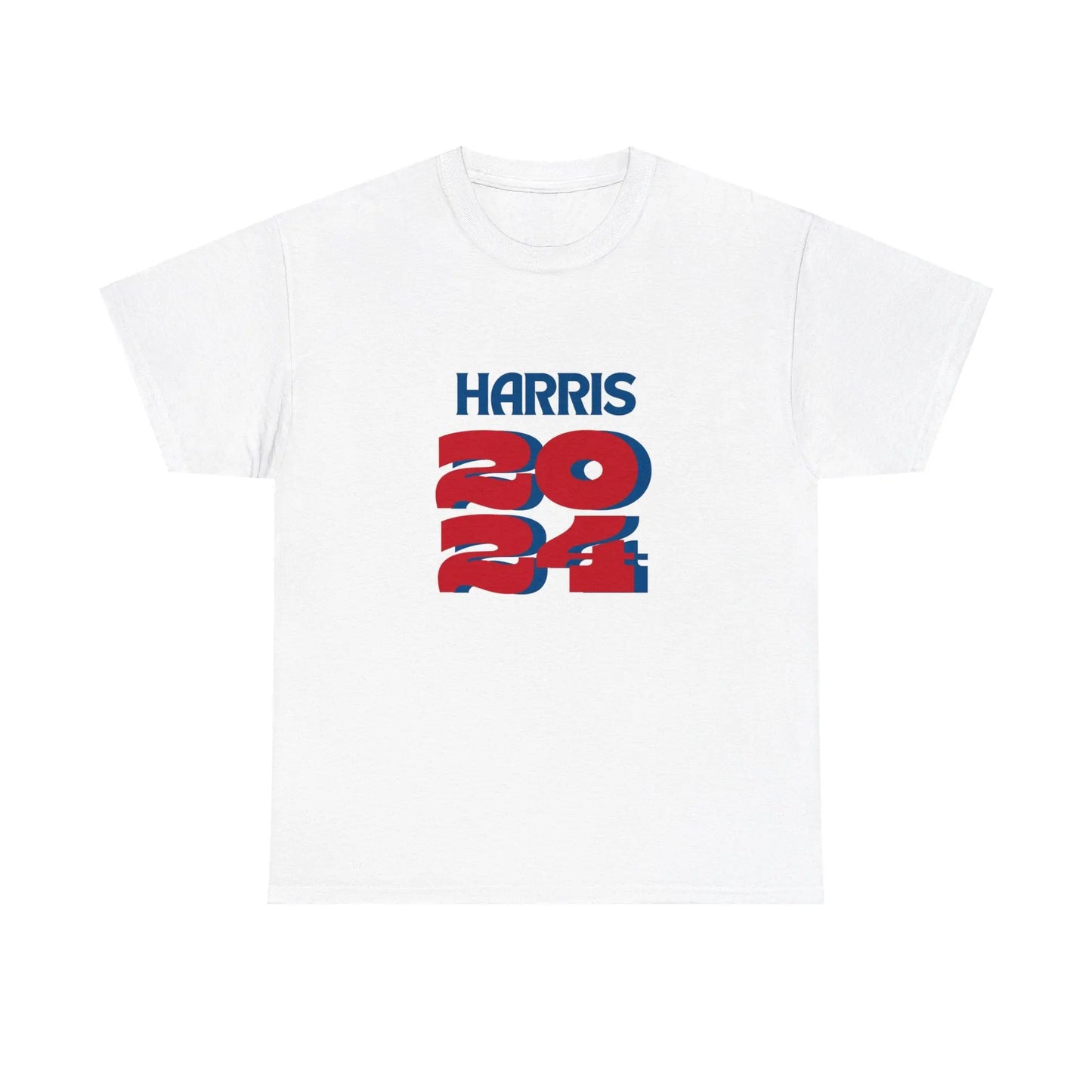 Harris 2024 Election Block Tee Unisex Heavy Cotton Tee T-Shirt