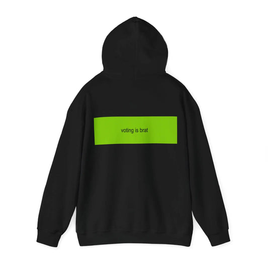 Kamala 2024 Brat Green Heart Logo Unisex Heavy Blend™ Hooded Sweatshirt Hoodie