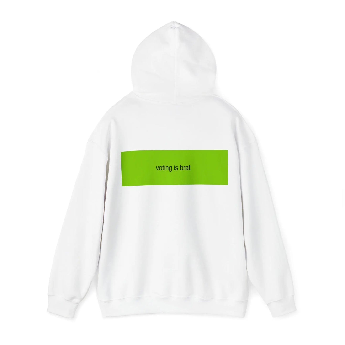 Kamala 2024 Brat Green Heart Logo Unisex Heavy Blend™ Hooded Sweatshirt Hoodie