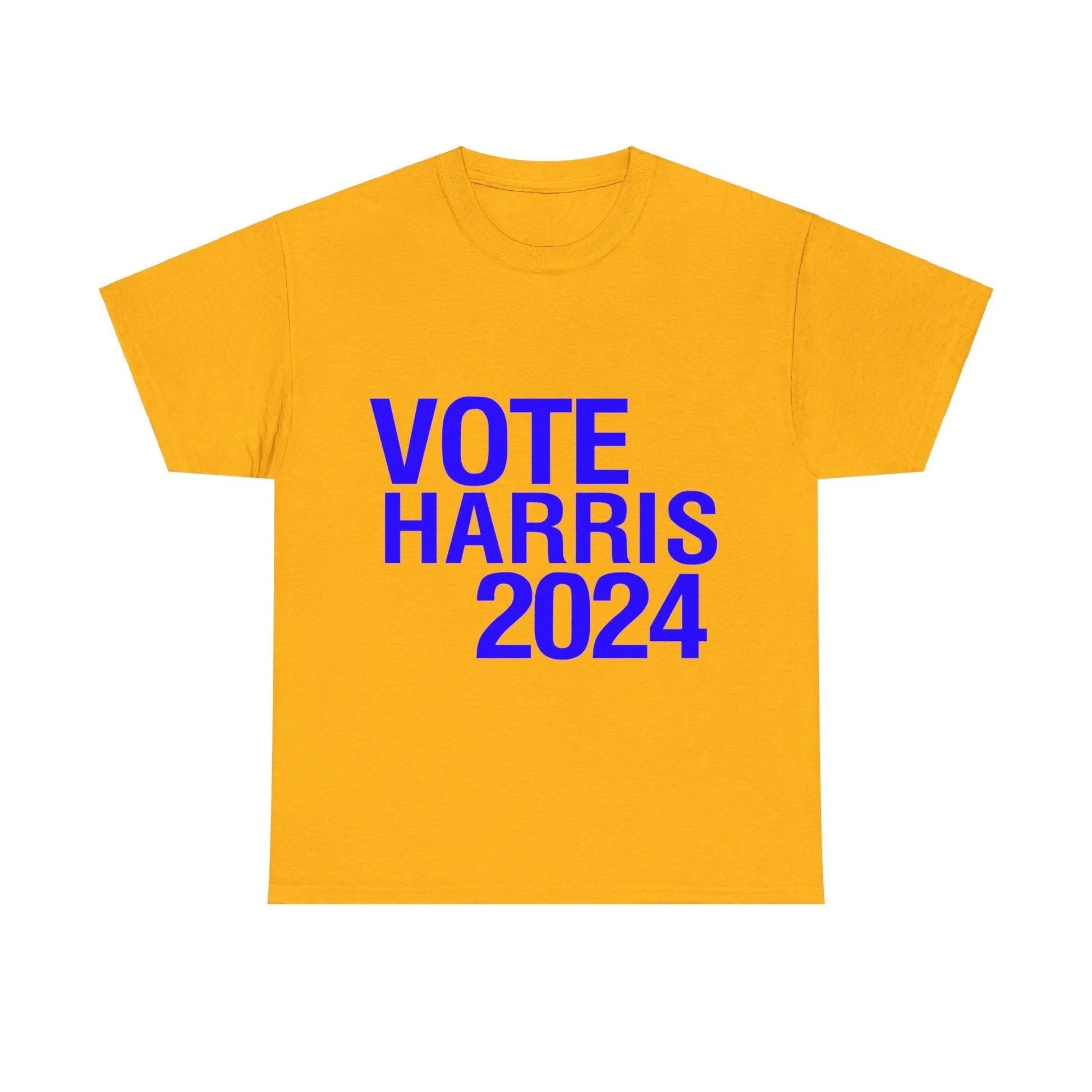 Royal Blue & Gold Kamala 2024 Unisex Heavy Cotton Tee T-Shirt