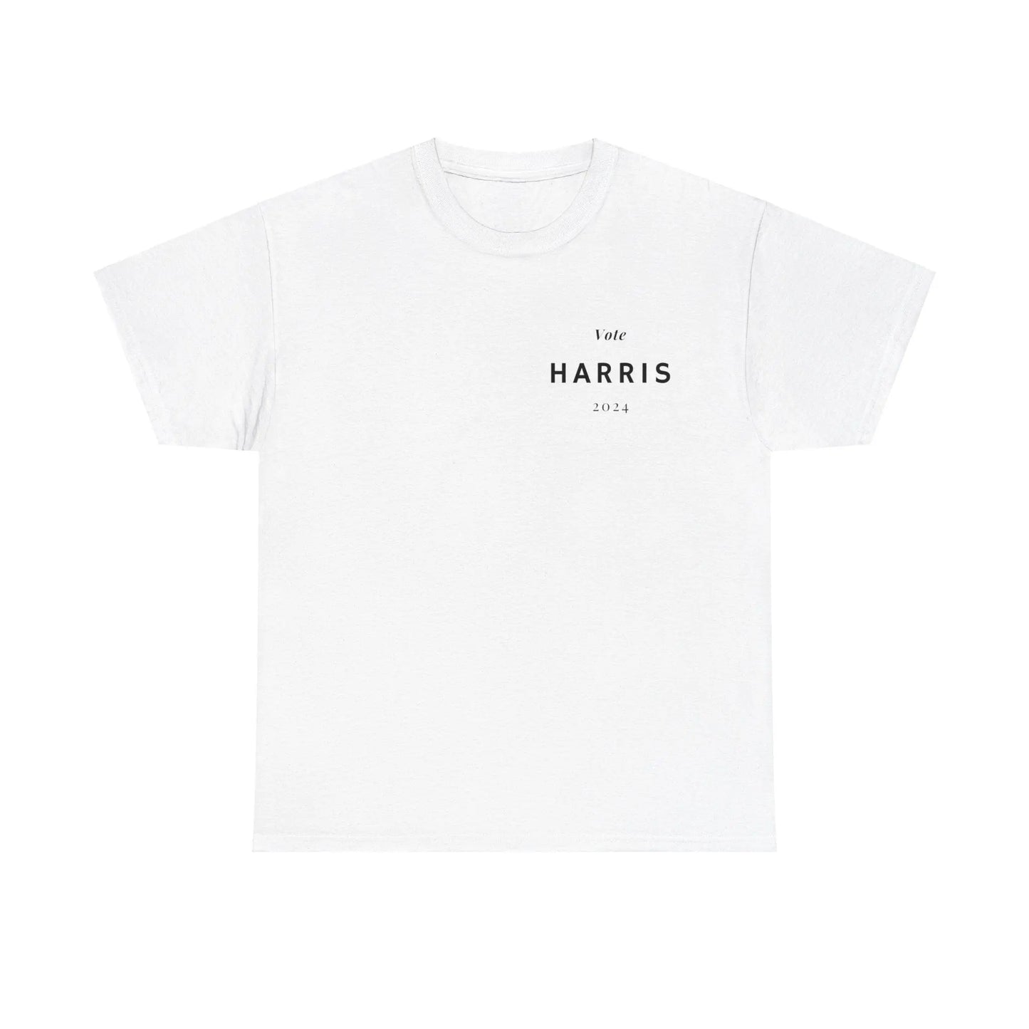 Vote Harris 2024 Modern Double Sided Unisex Heavy Cotton Tee T-Shirt